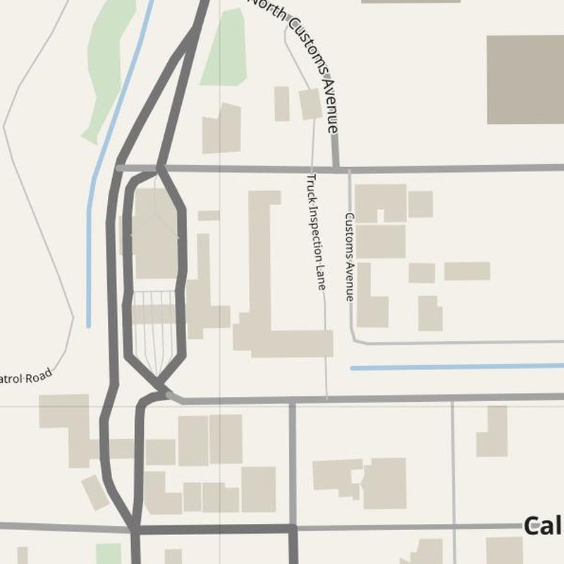 Agua Prieta street map with house numbers — printable address map PDF, Mexico