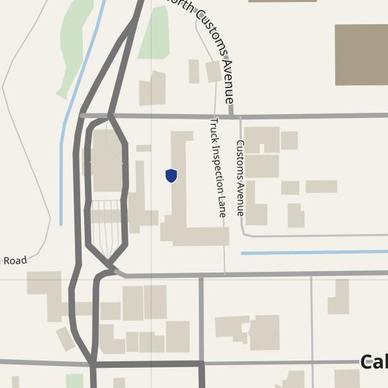 Agua Prieta map with house numbers, hospitals, police and fire stations — printable PDF, Mexico