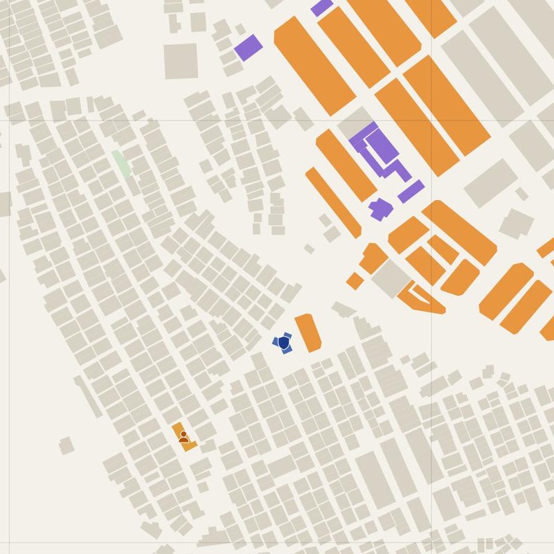 Bentong Town map with house numbers, hospitals, police and fire stations — printable PDF, Malaysia