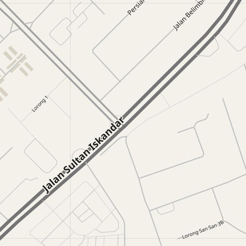 Bintulu map with house numbers, hospitals, police and fire stations — printable PDF, Malaysia
