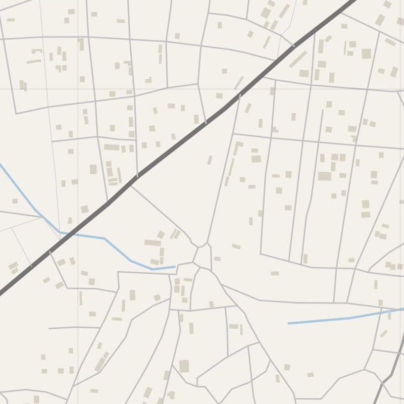 Abalak street map with house numbers — printable address map PDF, Niger