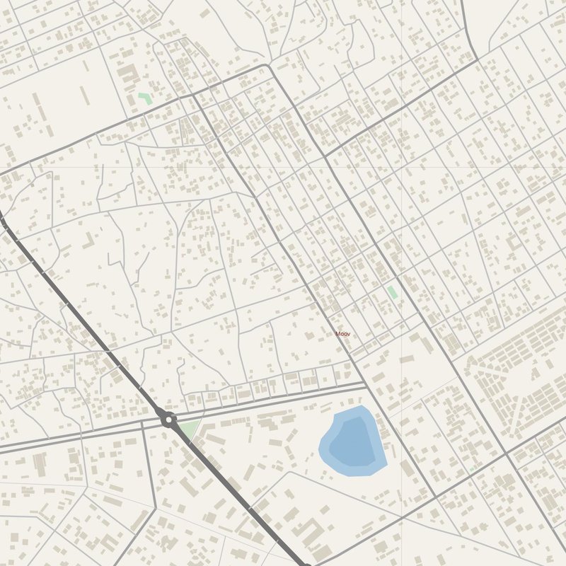 Zinder street map with house numbers — printable address map PDF, Niger