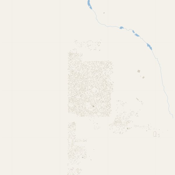 Printable street map poster of Aba, Nigeria