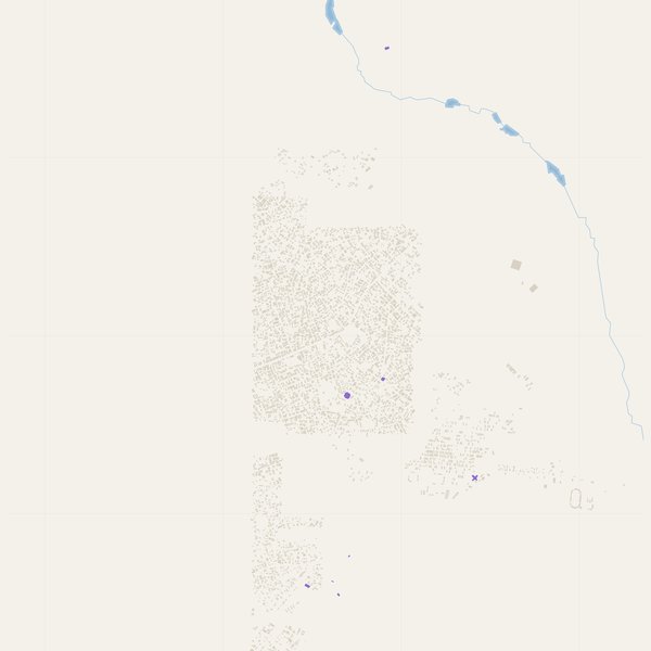 Aba map with house numbers, hospitals, police and fire stations — printable PDF, Nigeria