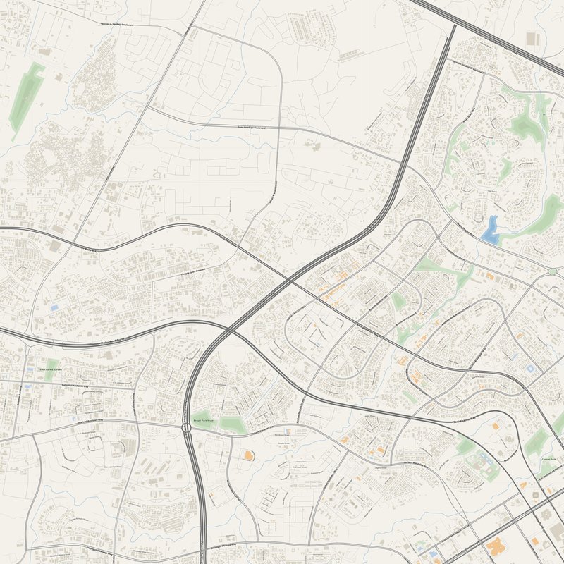 Abuja Map PDF — Printable Street Map Poster with House Numbers