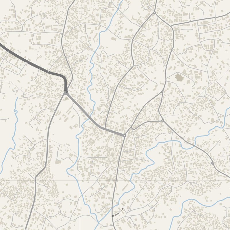 Afikpo street map with house numbers — printable address map PDF, Nigeria
