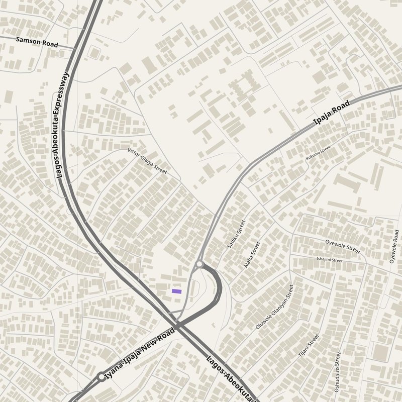Agege map with house numbers, hospitals, police and fire stations — printable PDF, Nigeria