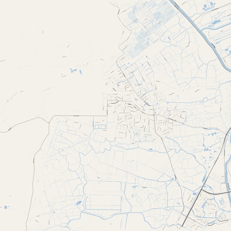 Bergen Map PDF — Printable Street Map Poster with House Numbers