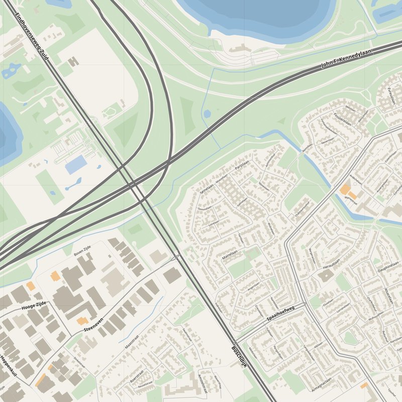 Best Map PDF — Printable Street Map Poster with House Numbers