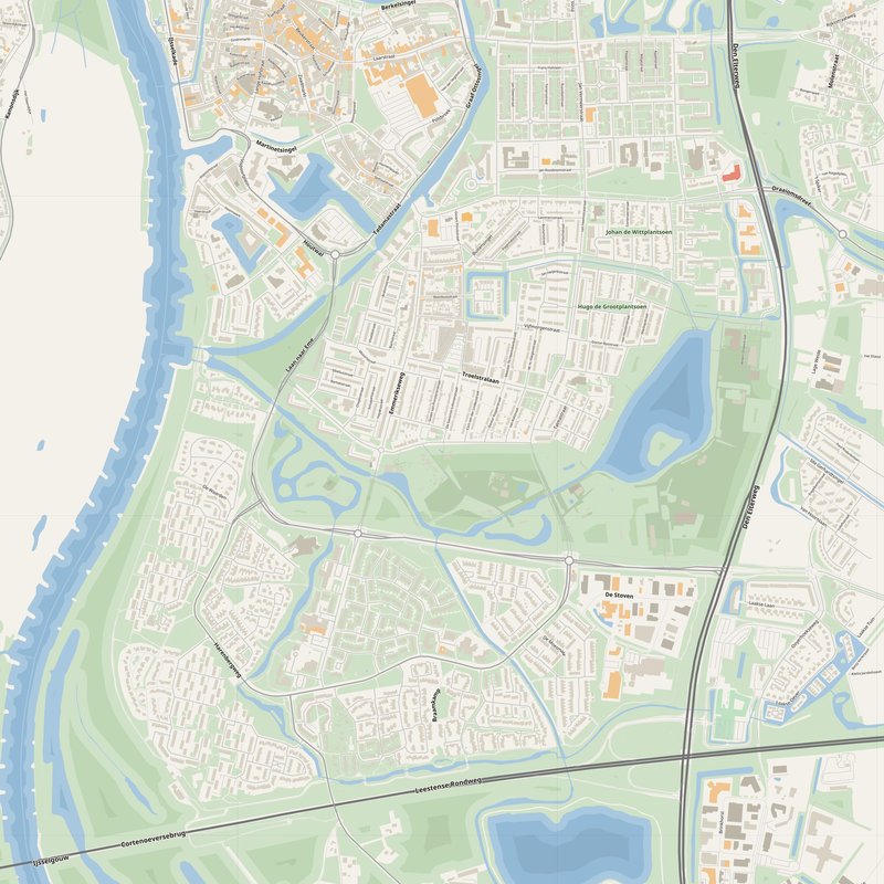 Brummen Map PDF — Printable Street Map Poster with House Numbers