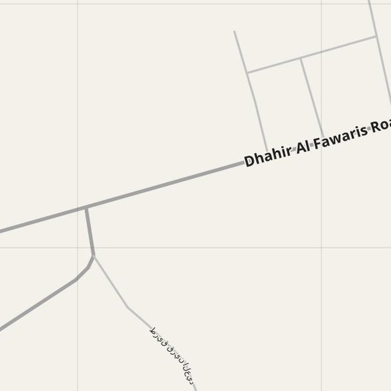 Al Khābūrah street map with house numbers — printable address map PDF, Oman