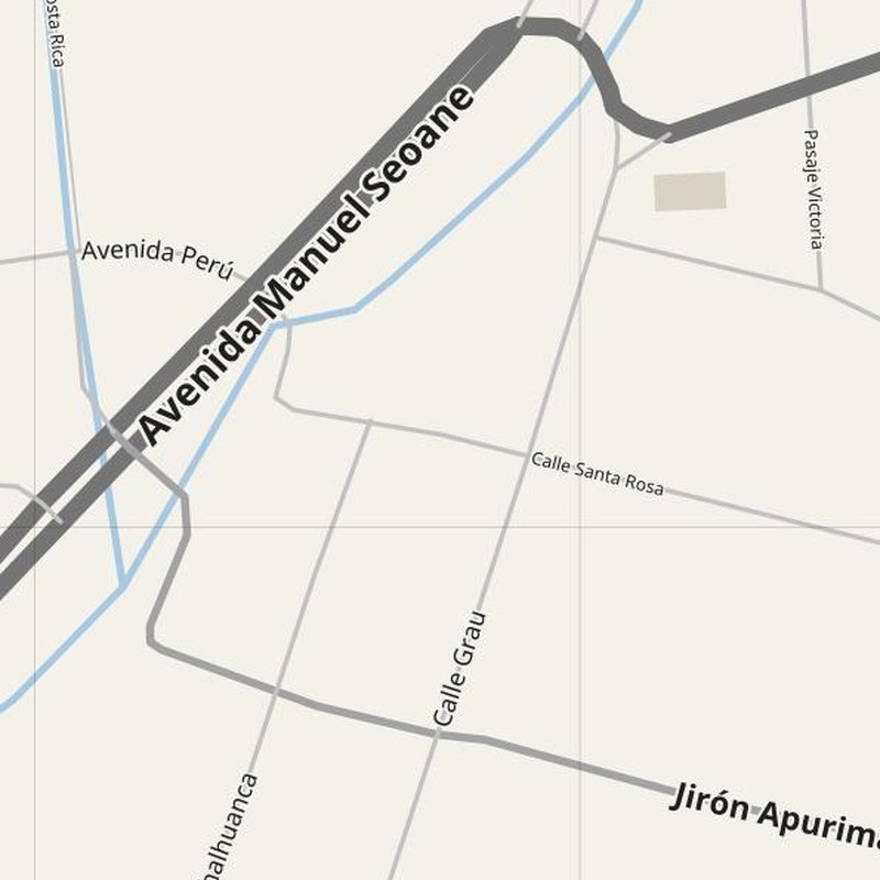 Abancay street map with house numbers — printable address map PDF, Peru