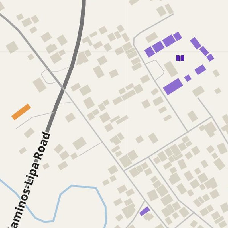 Alaminos map with house numbers, hospitals, police and fire stations — printable PDF, Philippines