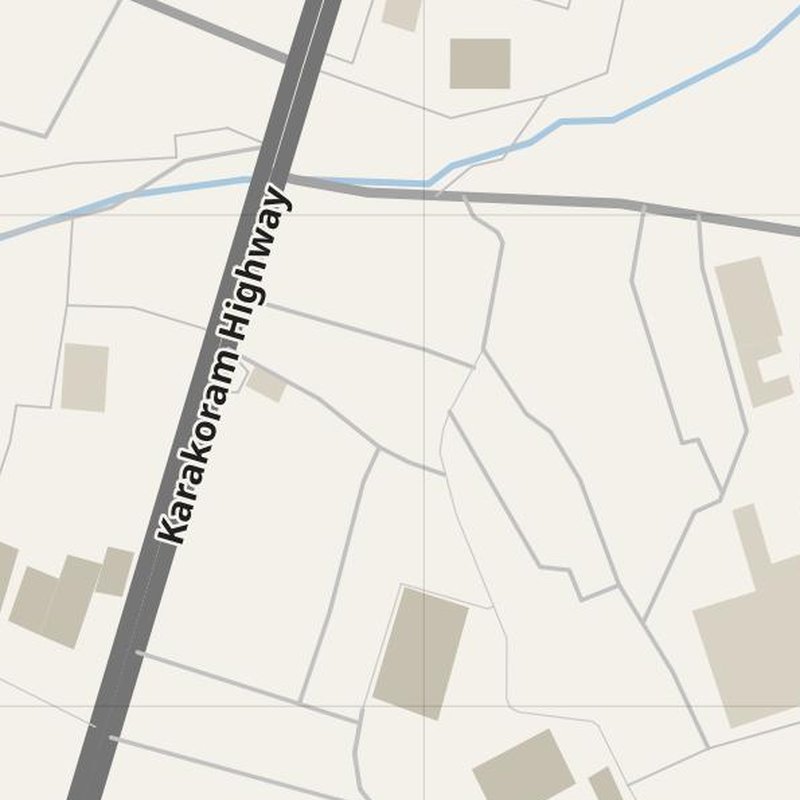 Abbottabad street map with house numbers — printable address map PDF, Pakistan