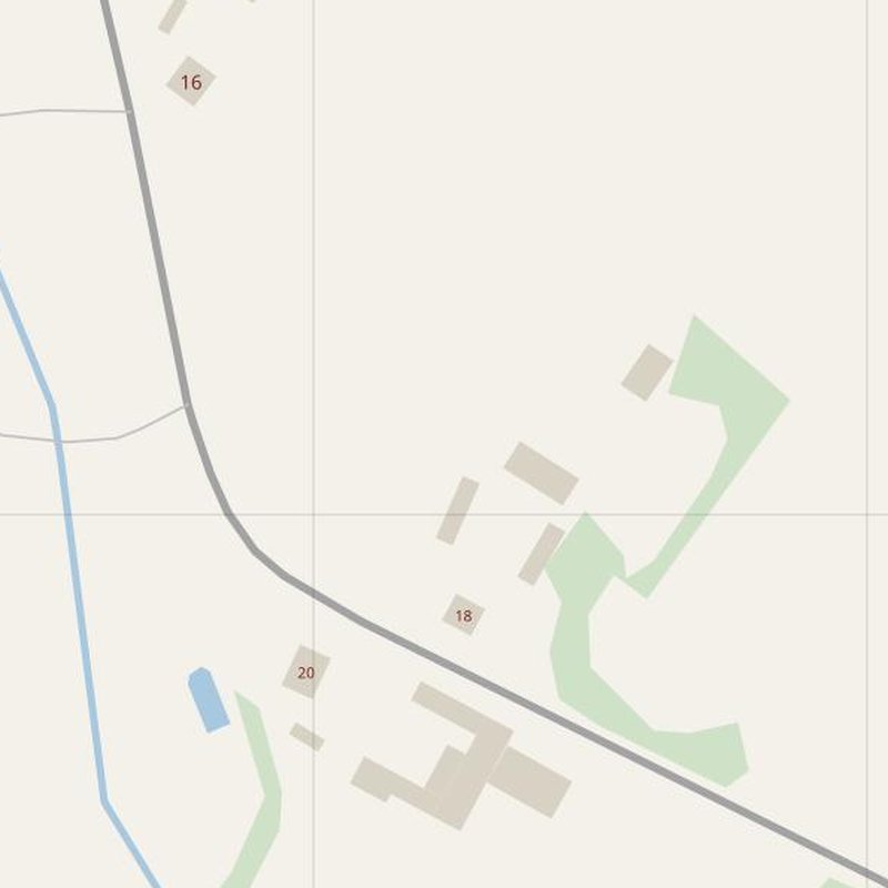 Bielany map with house numbers, hospitals, police and fire stations — printable PDF, Poland