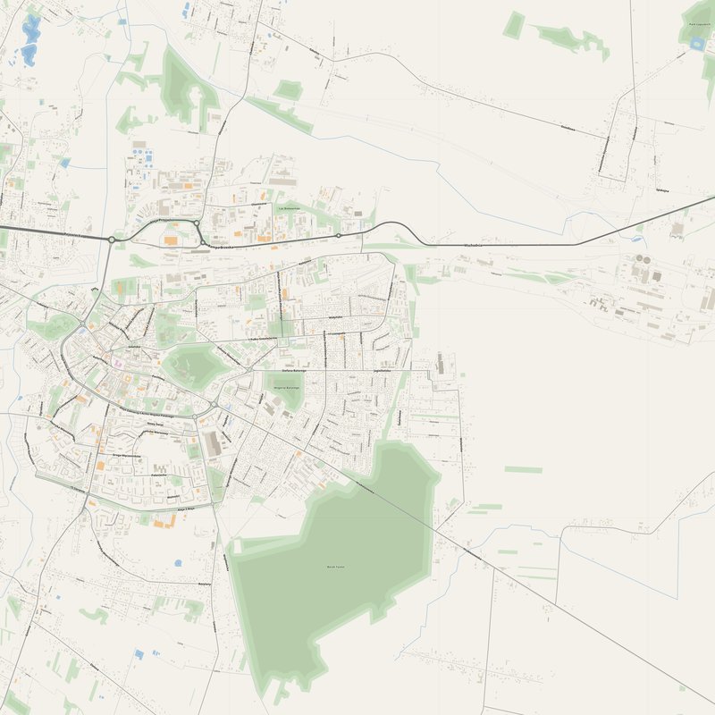 Chełm Map PDF — Printable Street Map Poster with House Numbers