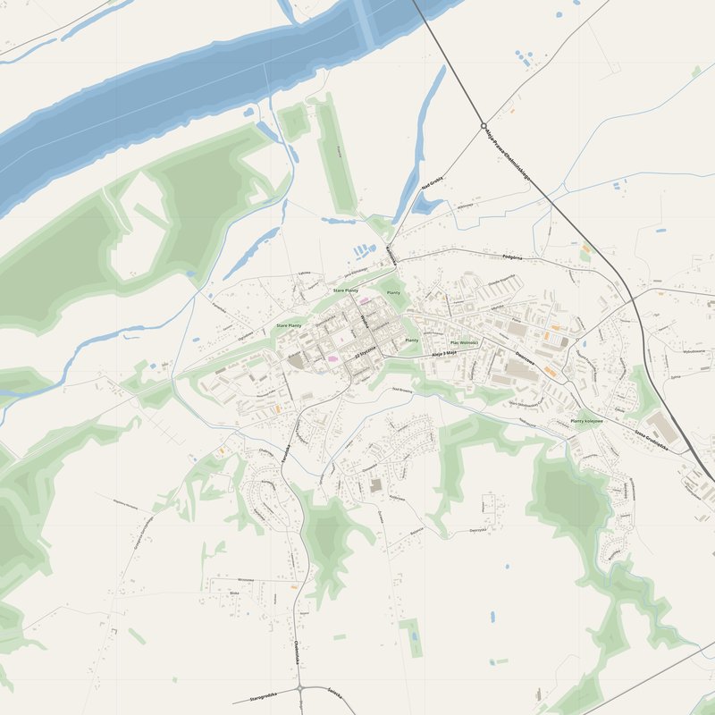 Chełmno Map PDF — Printable Street Map Poster with House Numbers
