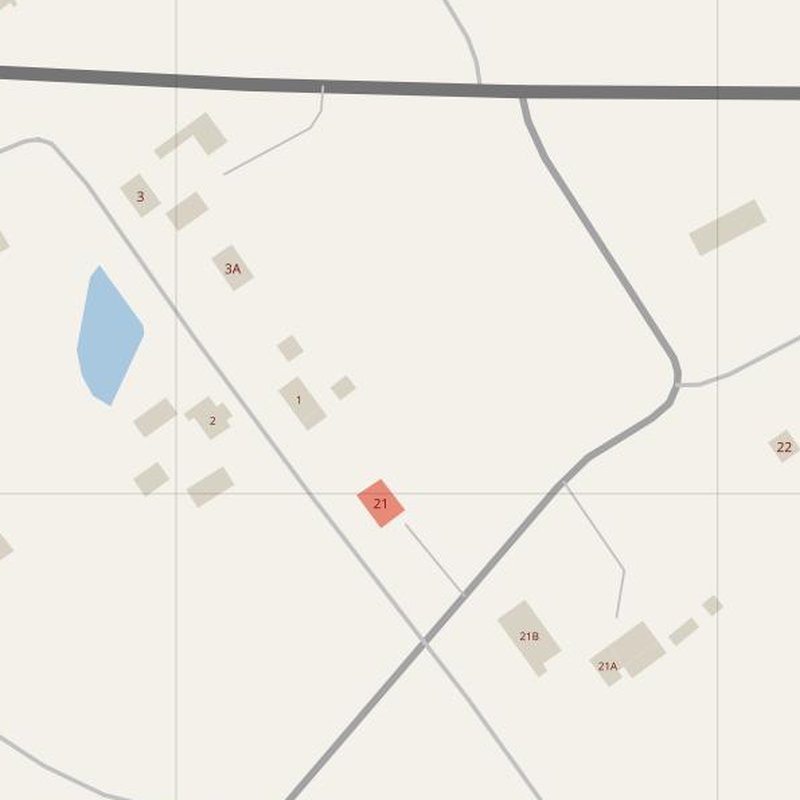 Gierłoż street map with house numbers — printable address map PDF, Poland