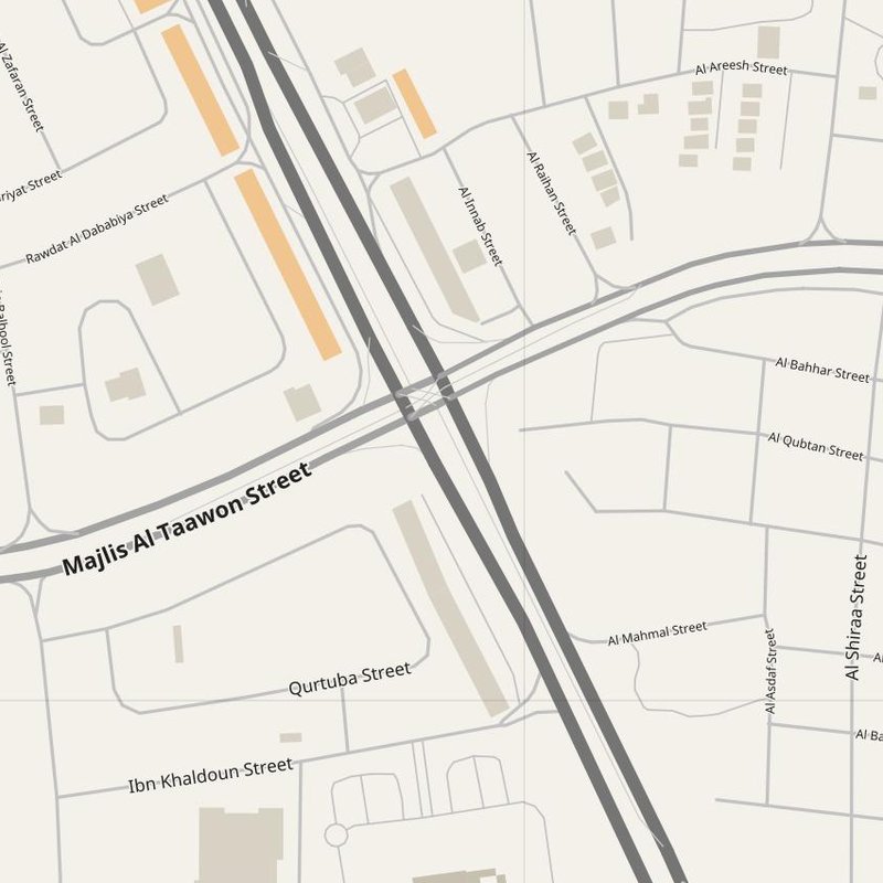 Al Wakrah street map with house numbers — printable address map PDF, Qatar
