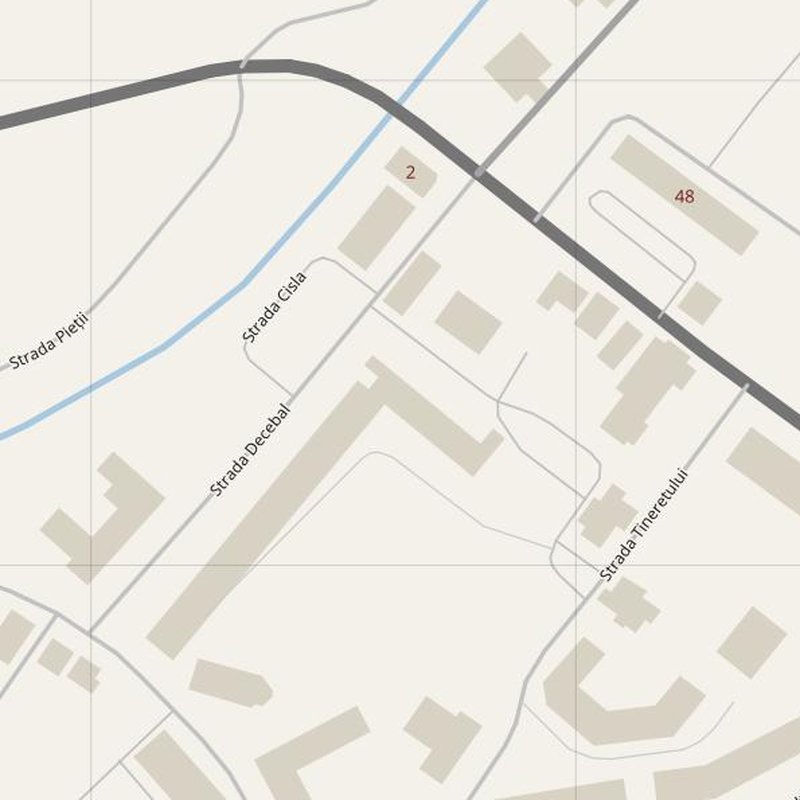 Borşa street map with house numbers — printable address map PDF, Romania