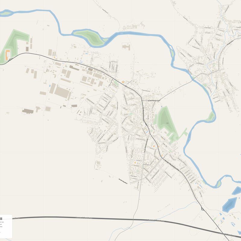 Câmpia Turzii Map PDF — Printable Street Map Poster with House Numbers