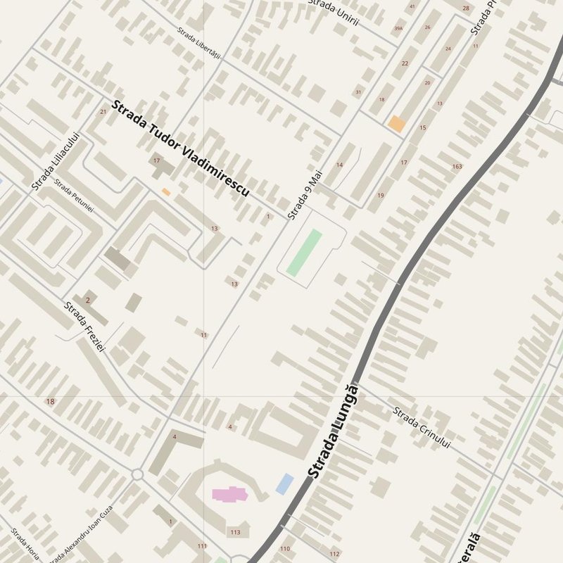 Codlea street map with house numbers — printable address map PDF, Romania