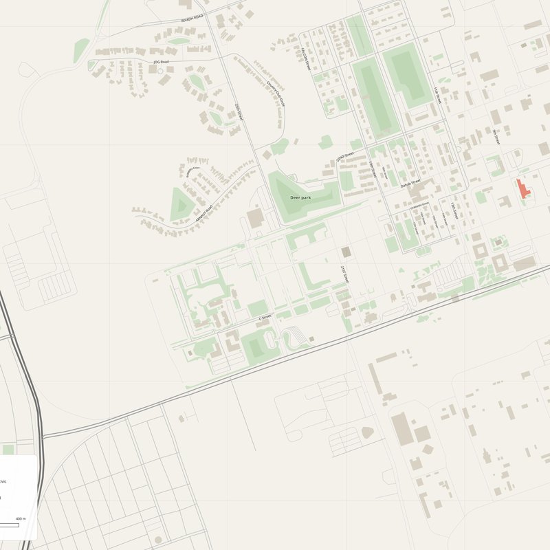 Abqaiq Map PDF — Printable Street Map Poster with House Numbers