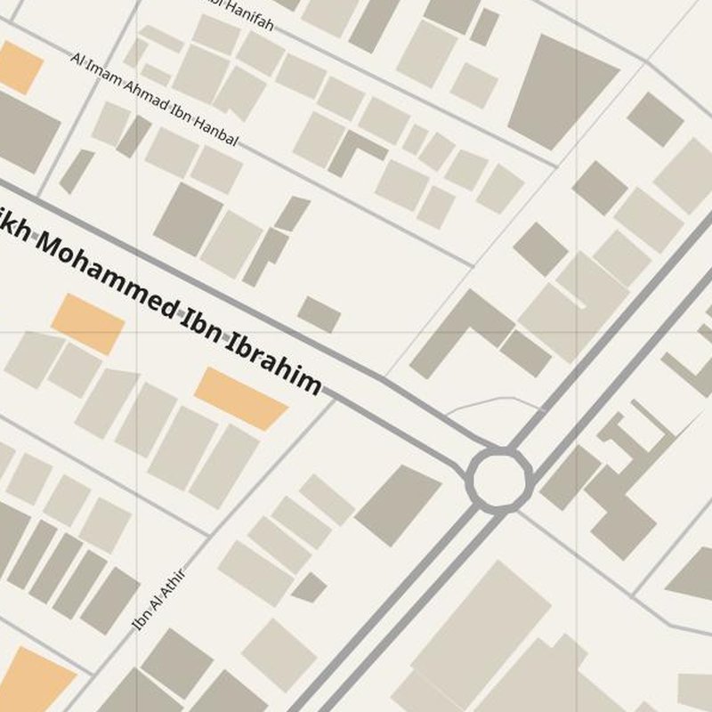 Ad Dir‘īyah street map with house numbers — printable address map PDF, Saudi Arabia