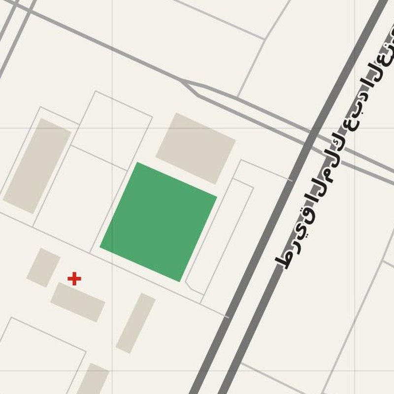 Afif map with house numbers, hospitals, police and fire stations — printable PDF, Saudi Arabia