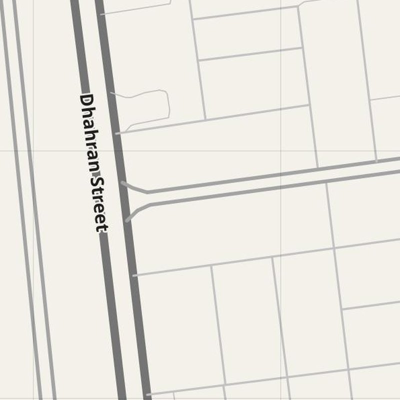 Al Mubarraz street map with house numbers — printable address map PDF, Saudi Arabia