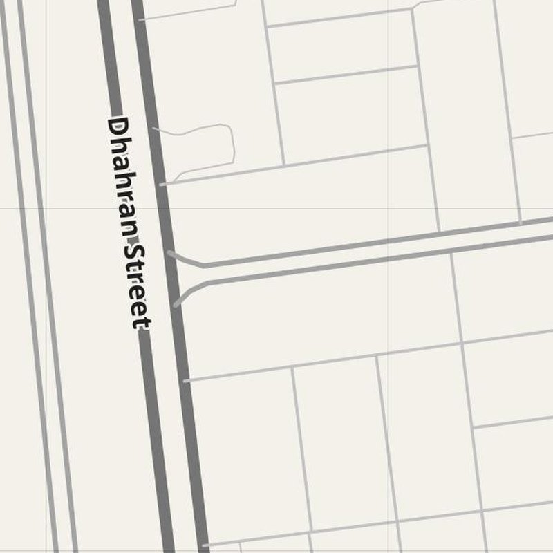 Al Mubarraz map with house numbers, hospitals, police and fire stations — printable PDF, Saudi Arabia