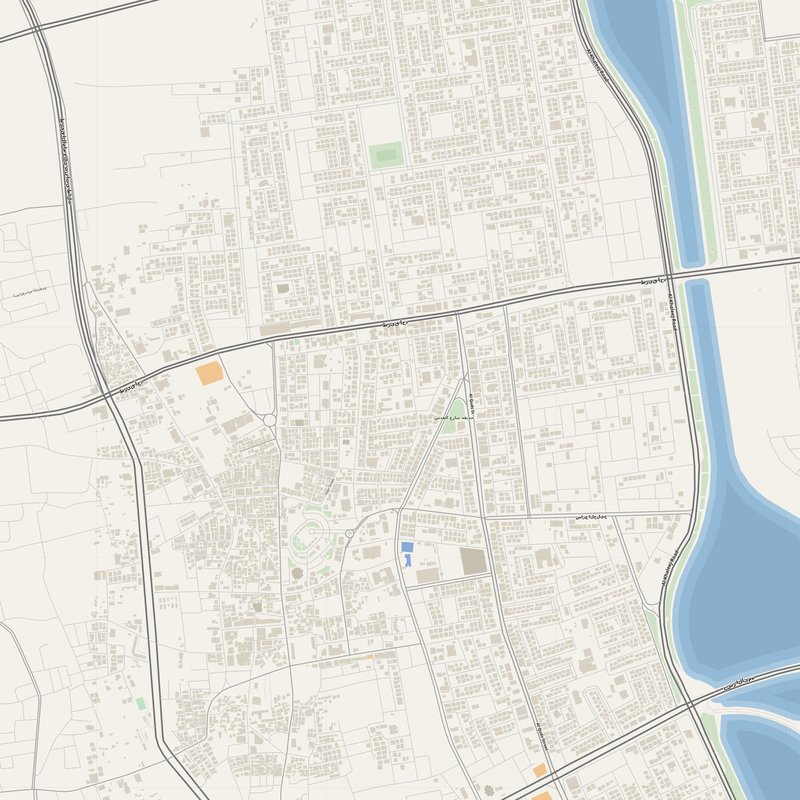 Al Qaţīf Map PDF — Printable Street Map Poster with House Numbers