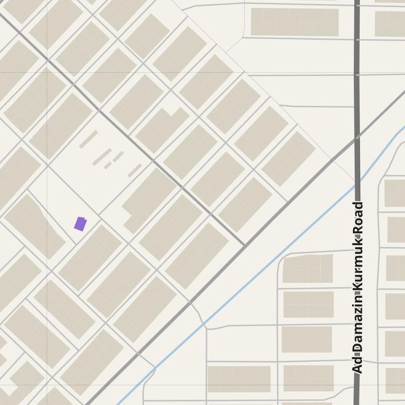 Ad-Damazin map with house numbers, hospitals, police and fire stations — printable PDF, Sudan