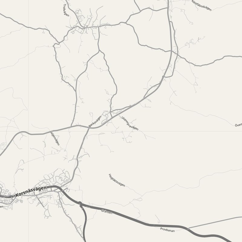 Falun street map with house numbers — printable address map PDF, Sweden