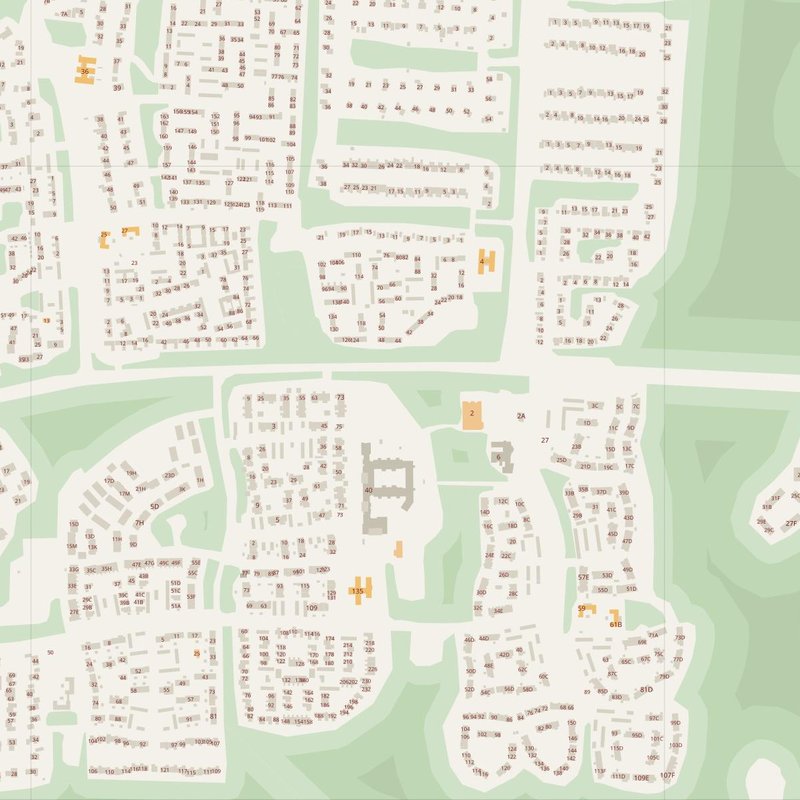 Gävle street map with house numbers — printable address map PDF, Sweden