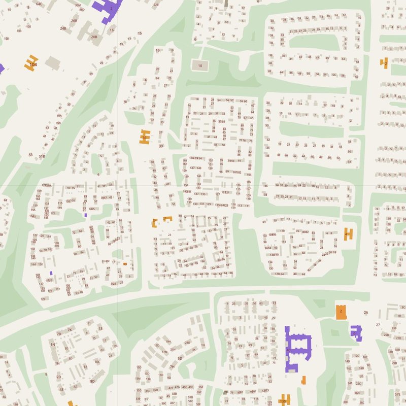 Gävle map with house numbers, hospitals, police and fire stations — printable PDF, Sweden