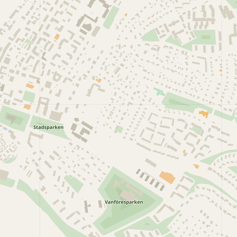 Härnösand street map with house numbers — printable address map PDF, Sweden