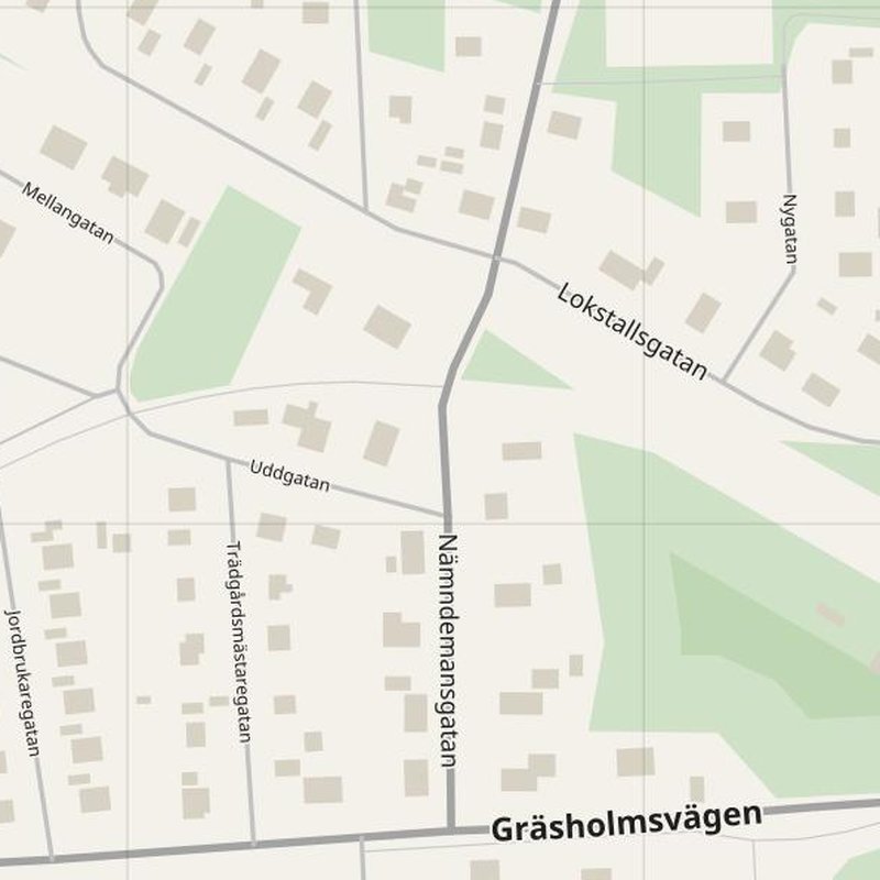 Karlskoga street map with house numbers — printable address map PDF, Sweden