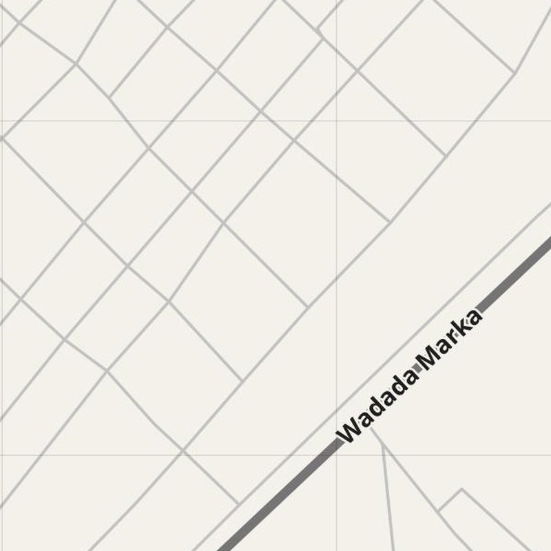 Afgooye street map with house numbers — printable address map PDF, Somalia