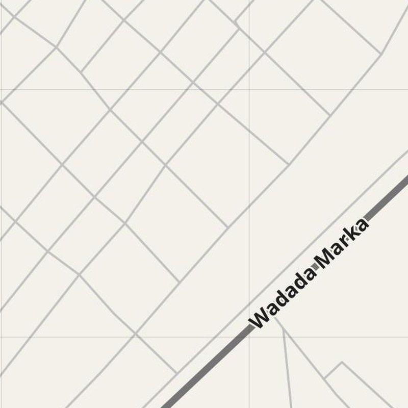 Afgooye map with house numbers, hospitals, police and fire stations — printable PDF, Somalia
