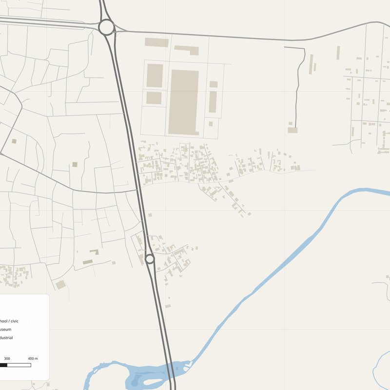 Al Ḩasakah Map PDF — Printable Street Map Poster with House Numbers