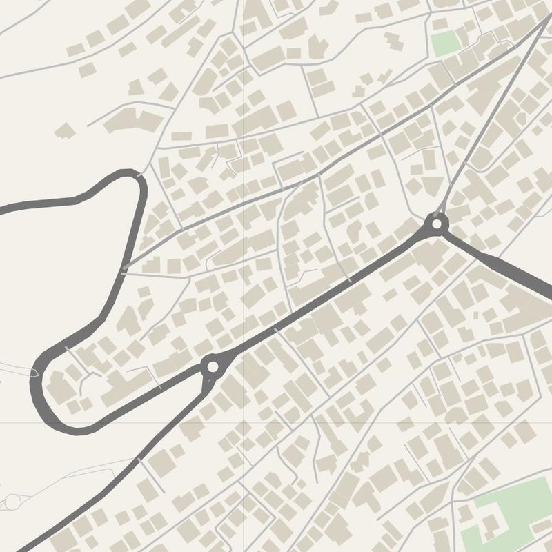 Al Qunayţirah street map with house numbers — printable address map PDF, Syria