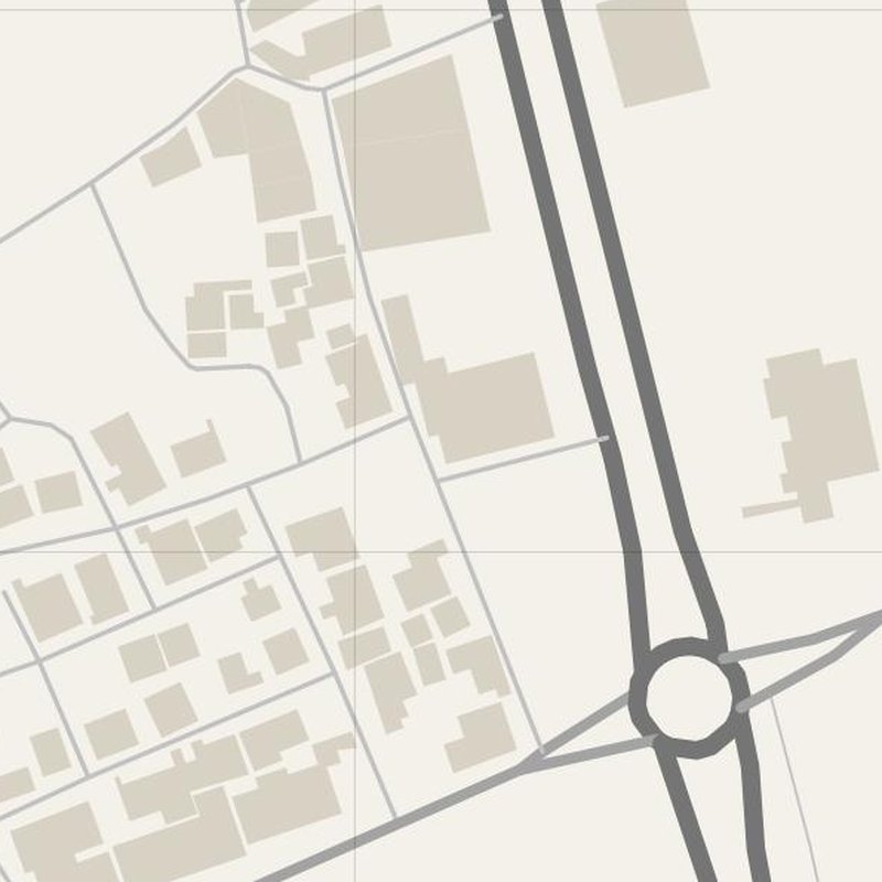 Akouda street map with house numbers — printable address map PDF, Tunisia