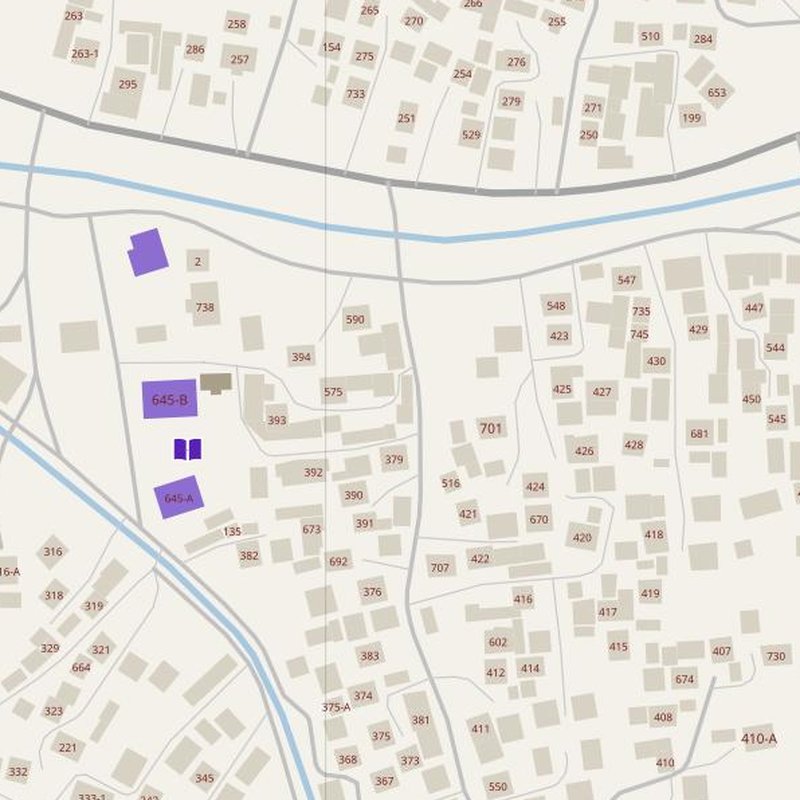 Akyurt map with house numbers, hospitals, police and fire stations — printable PDF, Türkiye