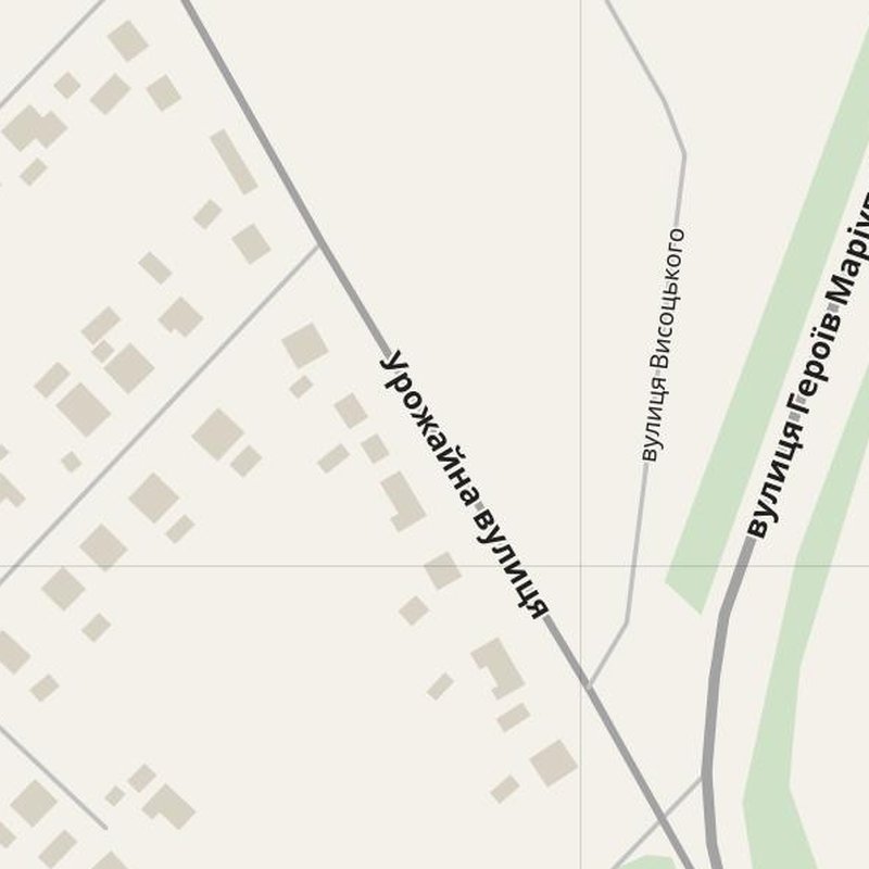 Zolotonosha street map with house numbers — printable address map PDF, Ukraine