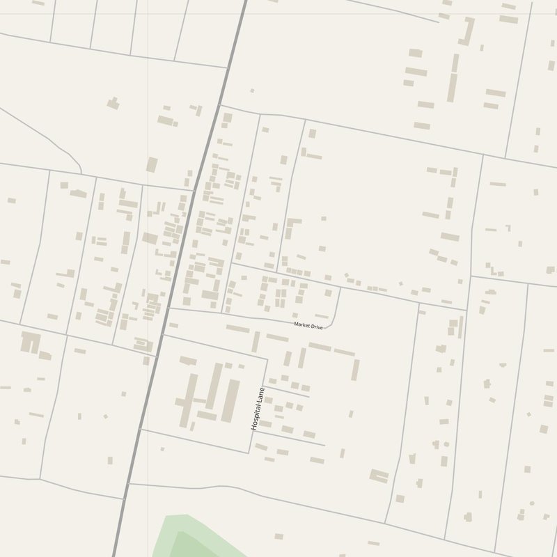Abim street map with house numbers — printable address map PDF, Uganda