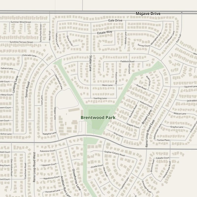 Adelanto street map with house numbers — printable address map PDF, United States