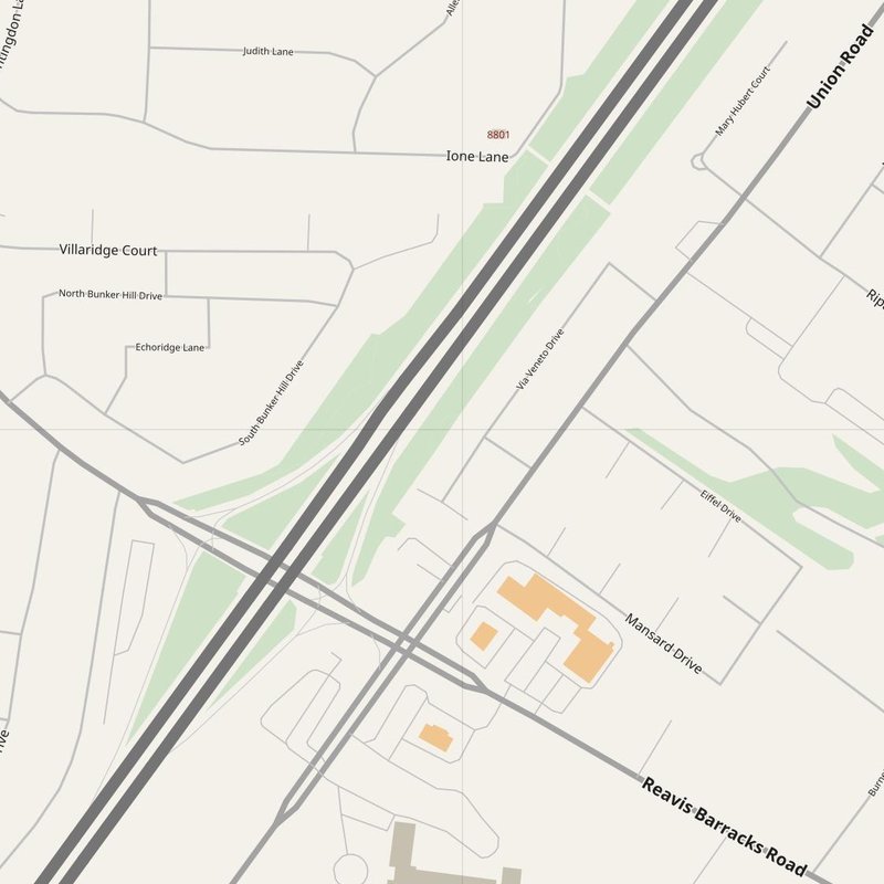 Affton street map with house numbers — printable address map PDF, United States