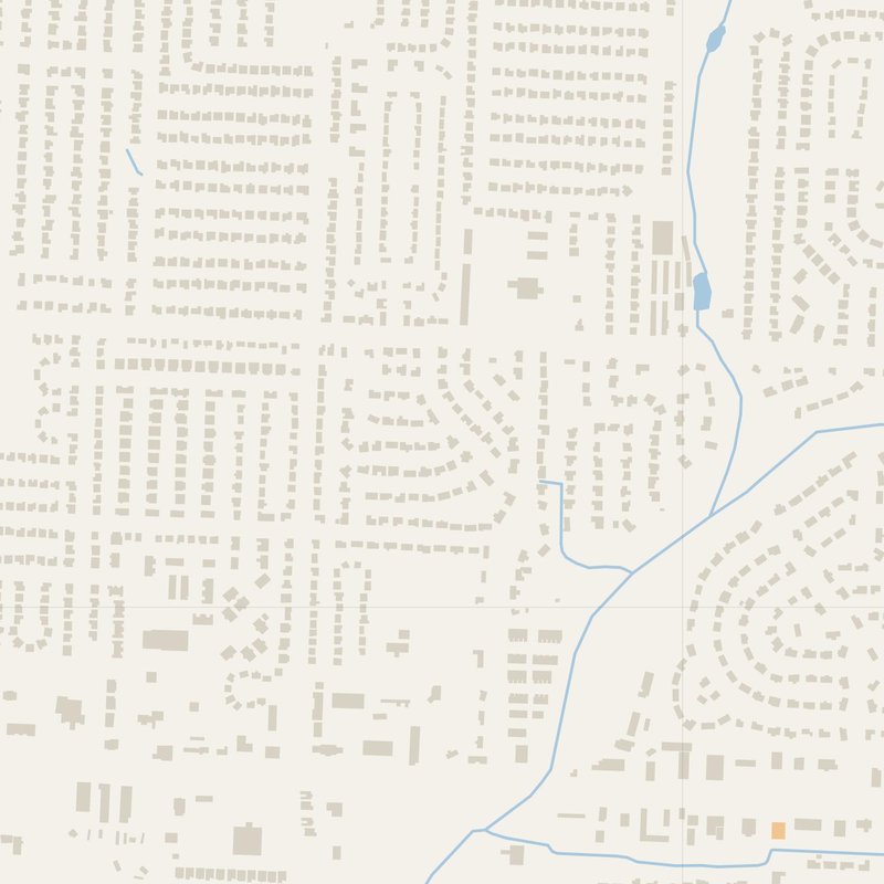 Bentonville street map with house numbers — printable address map PDF, United States