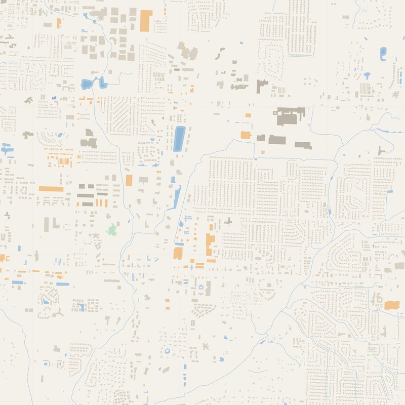 Bentonville Map PDF — Printable Street Map Poster with House Numbers